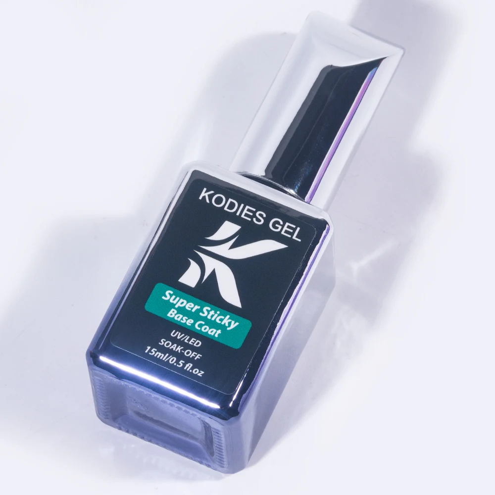 Gel Nail Polish Base Top Coat Clear Strong Semi Permanent UV/LED Hybrid Varnish 15ml