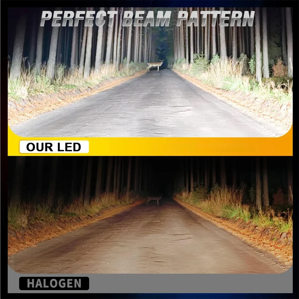 H1 LED Headlight Bulbs CANBUS Lights Mini Lamp 1:1 Size New Wireless H1 Fog Light with Fan Car LED Plug & Play 6000K 6500K 12V