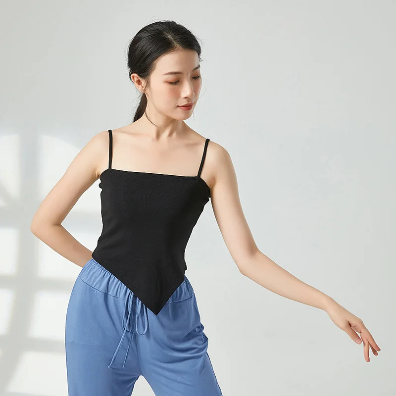 Adulto da dança do ventre do vintage com nervuras camisola tanque superior espaguete colete traje para as mulheres roupas de dança dancer wear