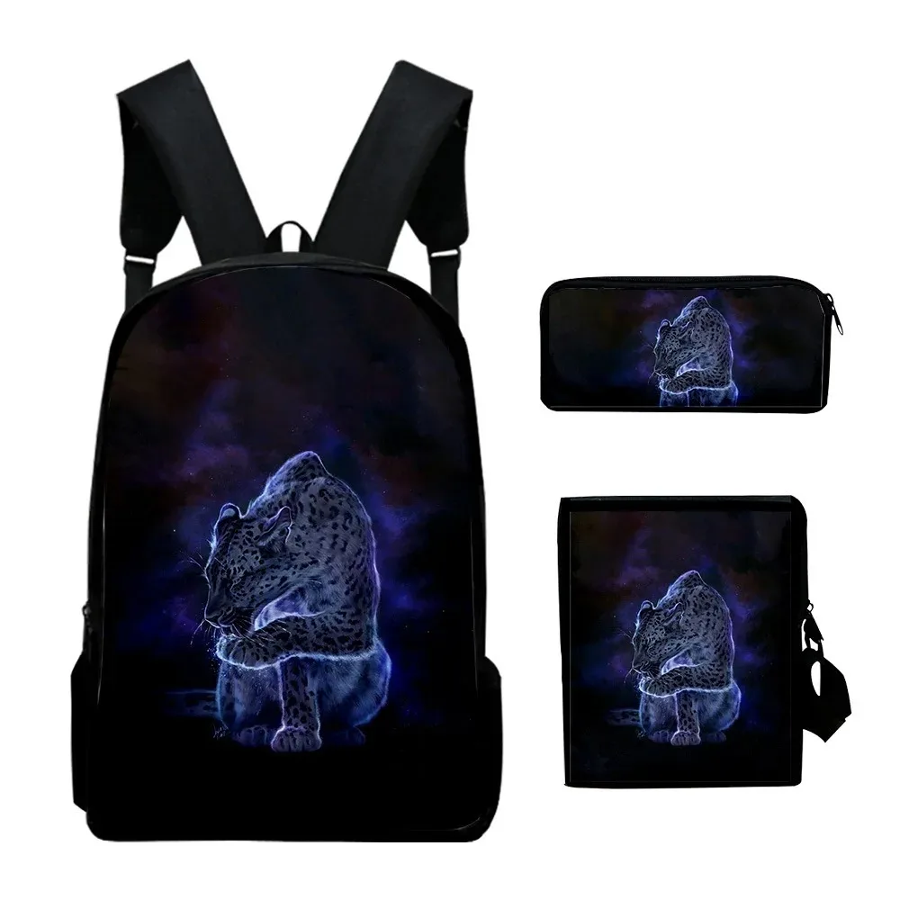 Animal School Backpacks with 3D Animal Print, Laptop Backpack, Backpack, Tilt Shoulder Bag, Pencil Case, Harajuku, Popular,