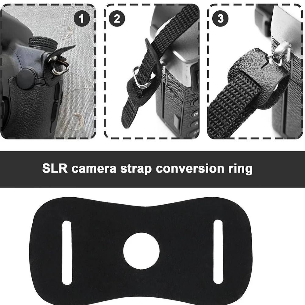 카메라 스트랩 아이렛 스플릿 어댑터 카메라 스트랩 삼각형 스플릿 링 후크 ( DSLR SLR 렌지파인더 미러리스 카메라용)