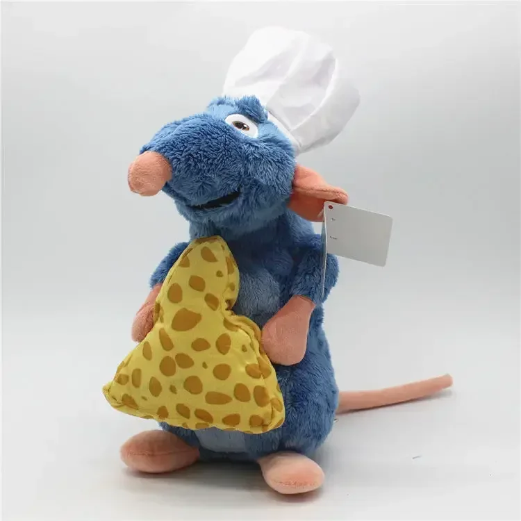 thumbnail image 1 of 2024 30cm Disney Mouse Ratatouille Remy Plush Kawaii Bread Hat Anime Plushie Stuffed Animals Lovely Room Decor Boy Dolls Gifts, 1 of 5