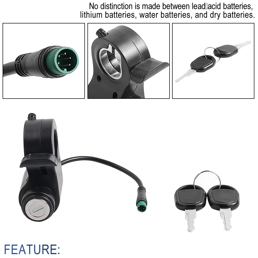 5pin Geschwindigkeit Drossel für Kukirin G2 Max für G2 Pro Elektrische Roller Beschleuniger Schalter Elektrische Sperre Drossel Langlebige Reparatur teil – Detail 2
