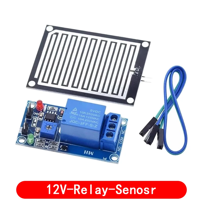 Sensor modul zur Erkennung von Schnee Regentropfen Regen wetter modul Luft feuchtigkeit für das Arduino-Relais steuer modul Regenwasser sensor modul – Detail 9