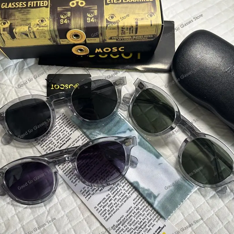

Johnny Depp Men's and Women's Polarized Sunglasses Luxury Brand Lemtosh Retro 60 Color Ribbon Box Sunglasses Top Quality