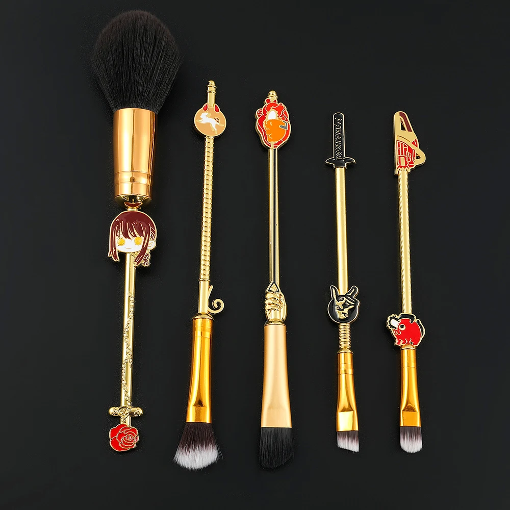 

Japan And Hell Mascot Chainsaw Man Makeup Brush Tool Set Beauty Makeup Brush Blush Foundation Eye Shadow Highlighter Beauty