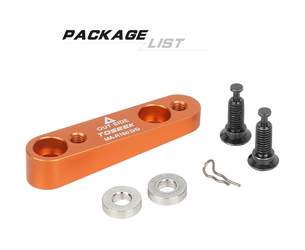 Toseek Fahrrad Flach montage Scheiben brems adapter Aluminium legierung Umbaus itz 160 bis mm Fahrrad zubehör Teile – Detail 7