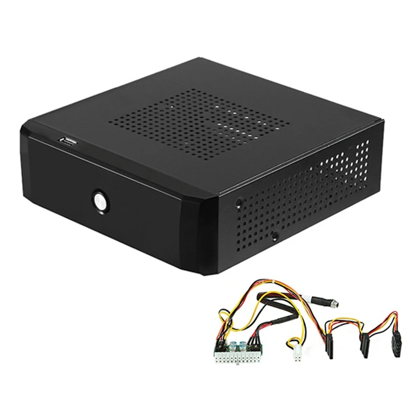 M01 미니 ITX 케이스, 150W 12V 전원 공급 보드, HTPC 섀시, USB2.0 ITX 인클로저, 산업용 제어 섀시