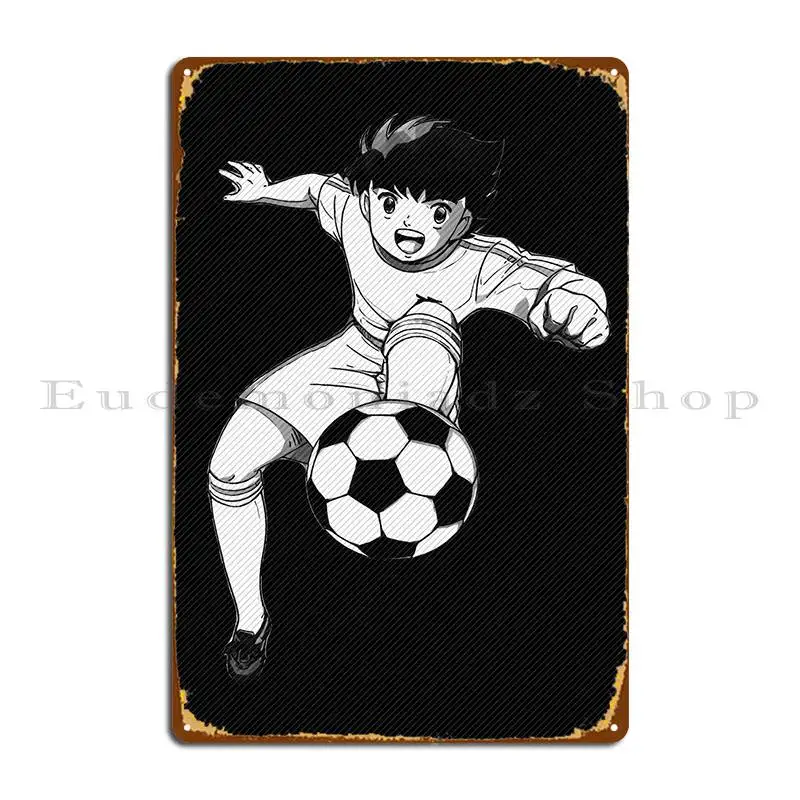 Tsubasa Oozora Targa In Metallo Garage Garage Decorazione Da Parete Personalizzata Divertente Targa In Latta Poster