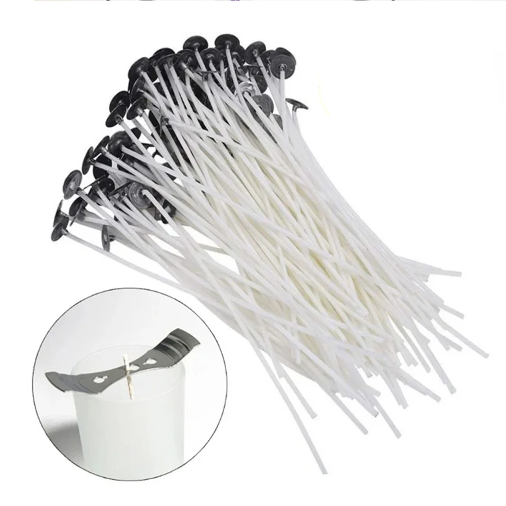 53pcs Candle Wicks and Holders 3