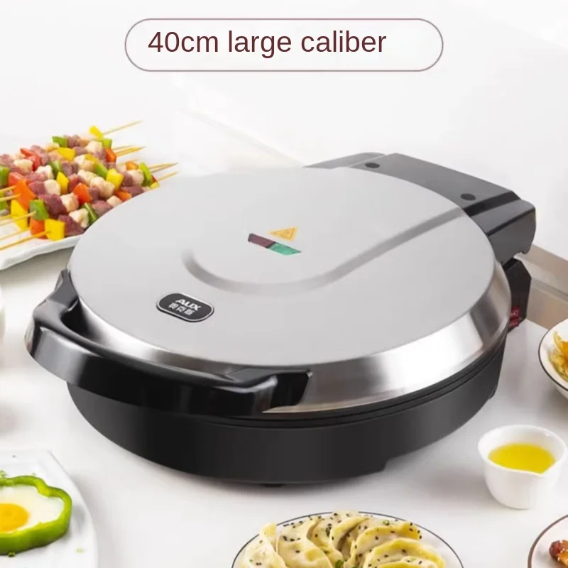 220V Crepe Makers Electric Baking Pan Household Double-Sided Heating Commercial Large Size 40cm Deepening Plus-Sized Pancake 2