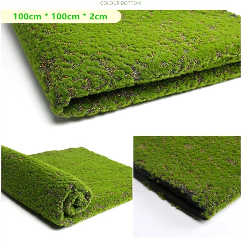 Artificial Moss Plants Lawn Wall Turf Grass Carpet Turf Mat Roll