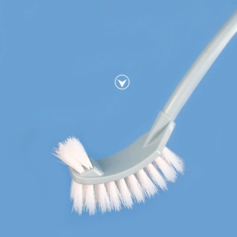 

Two-sided Soft Home Hotel Closestool Brushes Set Easy Clean Long Handle Bathroom Toilet Brush With Base