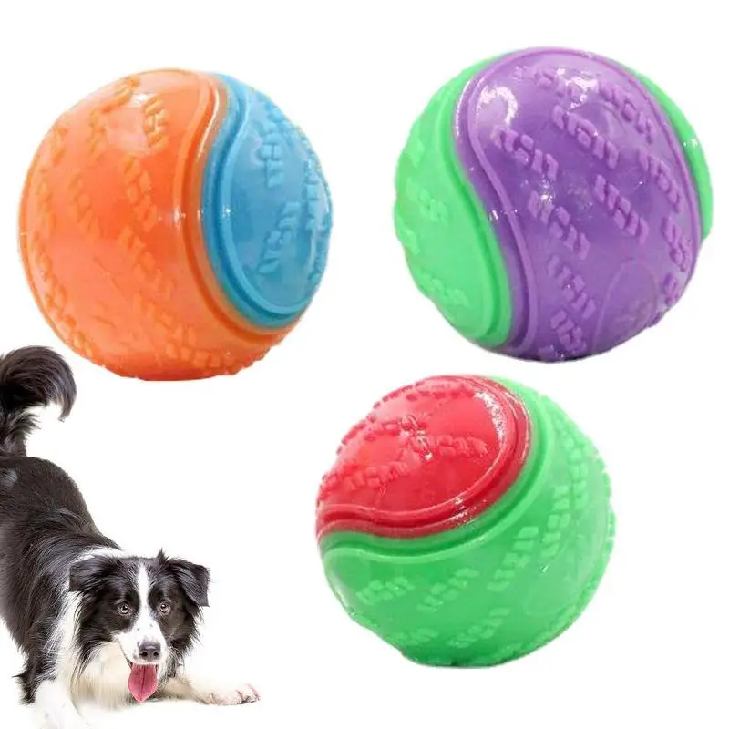 Squeaky Dog Ball Squeaky Dog Toys For Small Scooby Doo Dog Ball Pulizia Dei Denti Puppy Chew Toys Pet Training Ball Dog Interactive