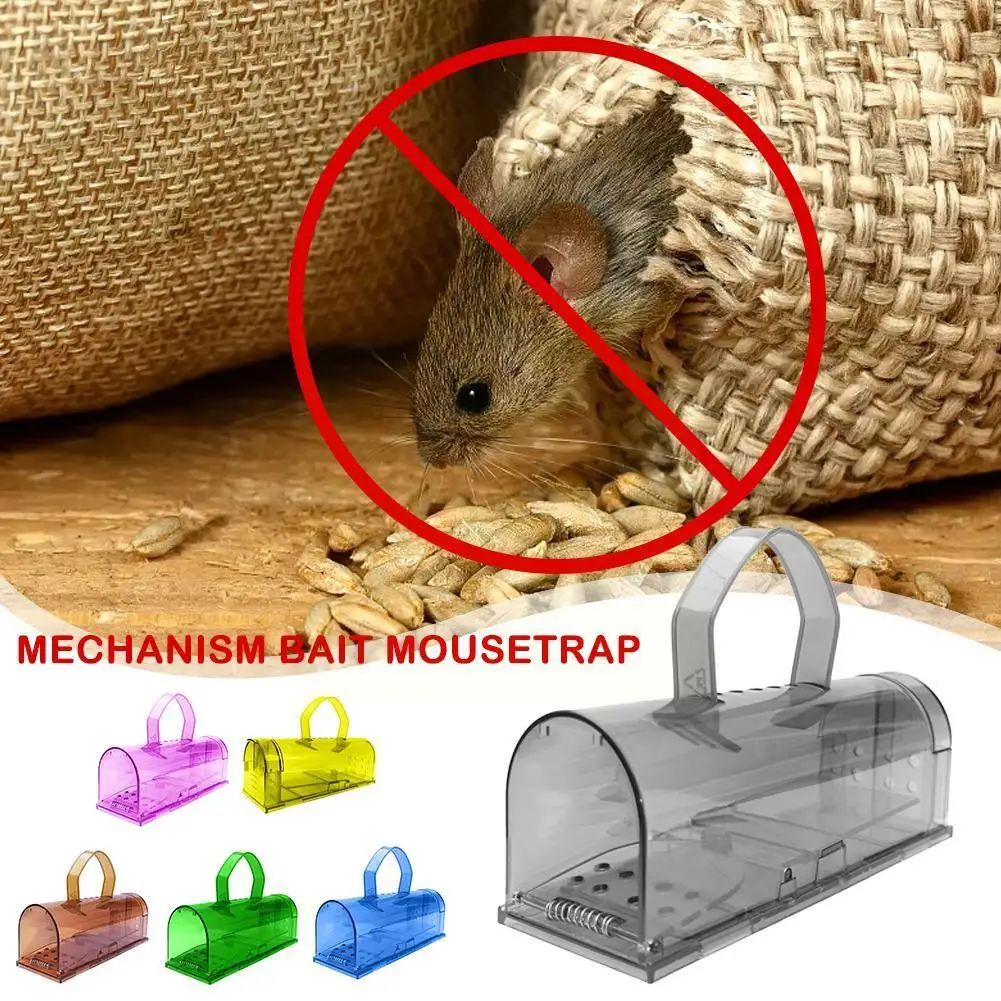 ABS Plastic Mouse Trap Live Catcher Kids/Pets Safe Pest Controller for