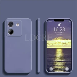 Elegant Liquid Silicone Phone Protector Case - Durable TPU Rubber Cover for POCO M7 Pro 5G (Lavender Grey)
