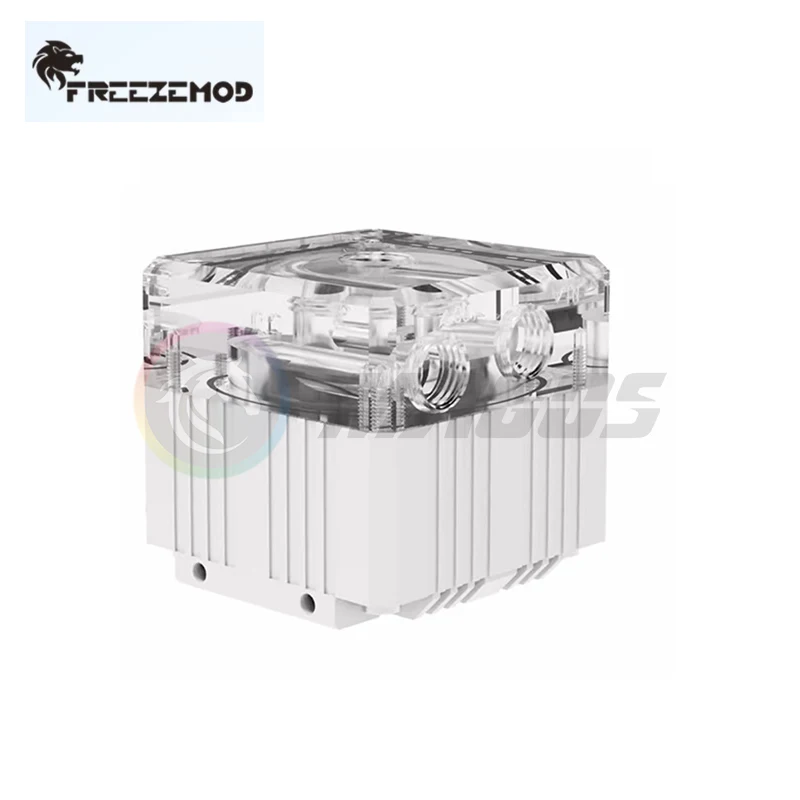 Zemod-water Cooling Pump Cover pc Armor no Pump Core Ddc q2 Preto Branco Prata Pj-gcdcc - Imagem 6