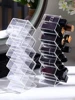 Acrylic Lipstick Holder Organizer 10/16 Slots Clear Lip Gloss Fish Shape Tower Case Display Stand Storage Box Makeup Cosmetic 6