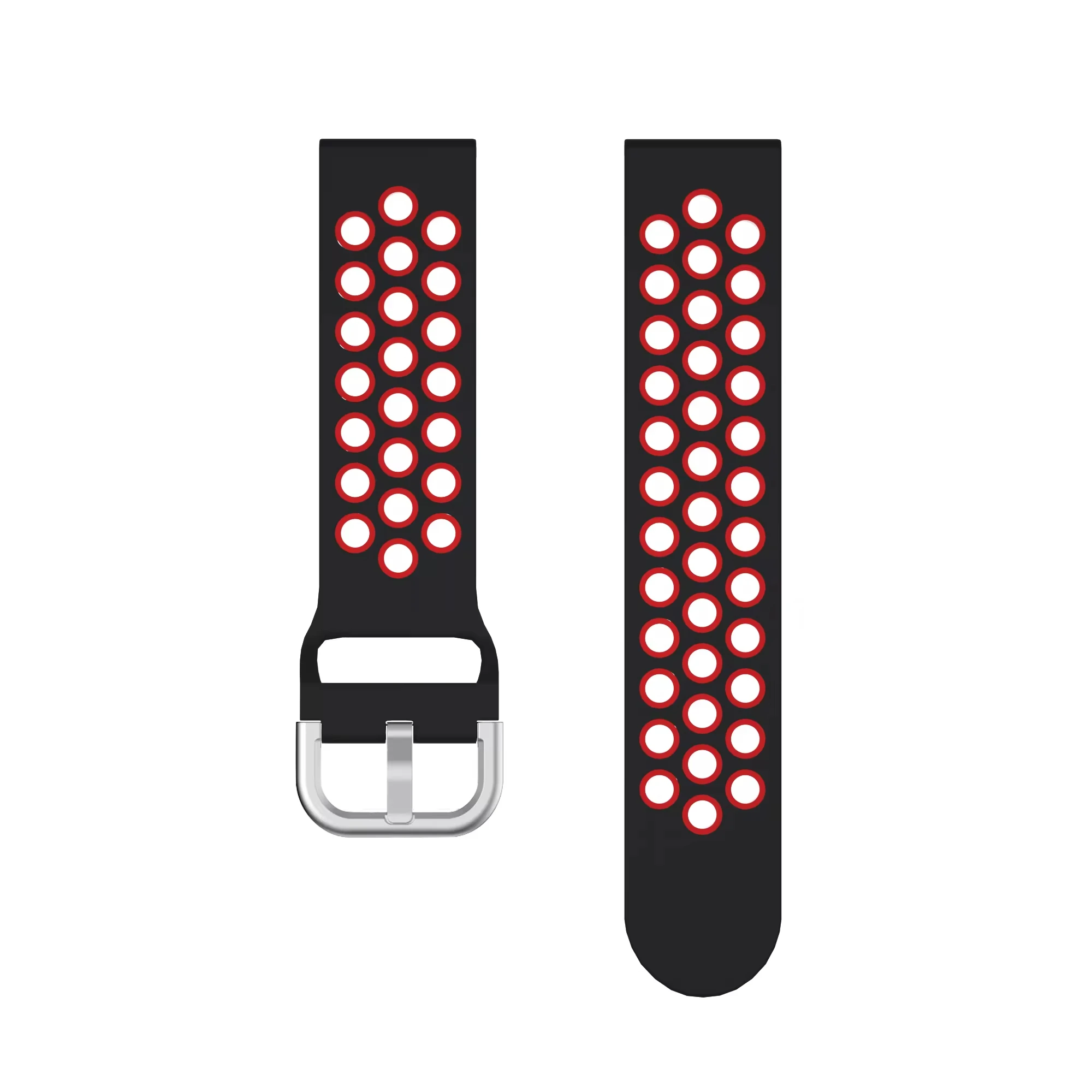 Versatile Silicone Sports Band - 20mm/22mm Strap