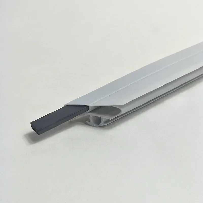 1m Refrigerator door Sterilization cabinet seal magnetic strip cold storage supermarket cabinet For PVC magnetic door seal strip