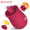 10 Speed Rose Vibrator USB Rechargable Clit Nipple Oral Pussy Licking Clitoris Stimulator Female Masturbation Sex Toys for Women 1