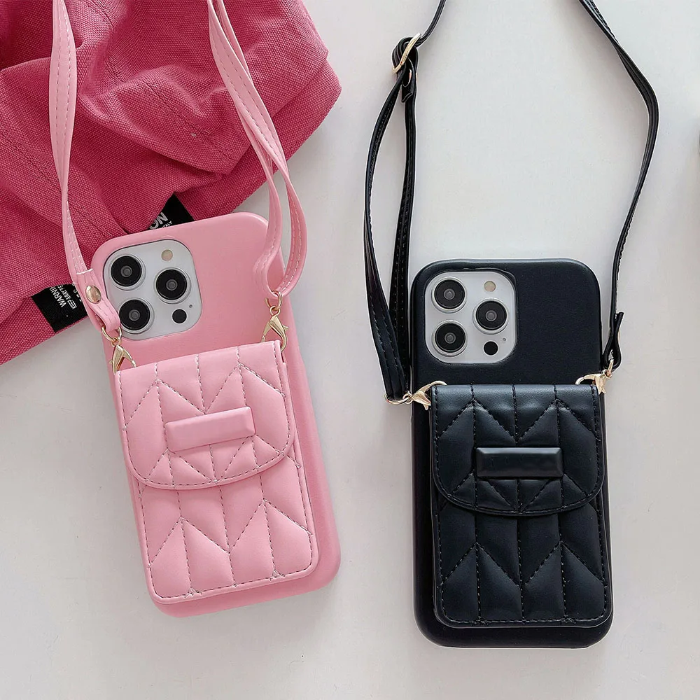 Crossbody Wallet Phone Case For iPhone 14 Pro Max 13 12 Pro Max 13Pro 14Pro 12Pro 14 13 12 Card