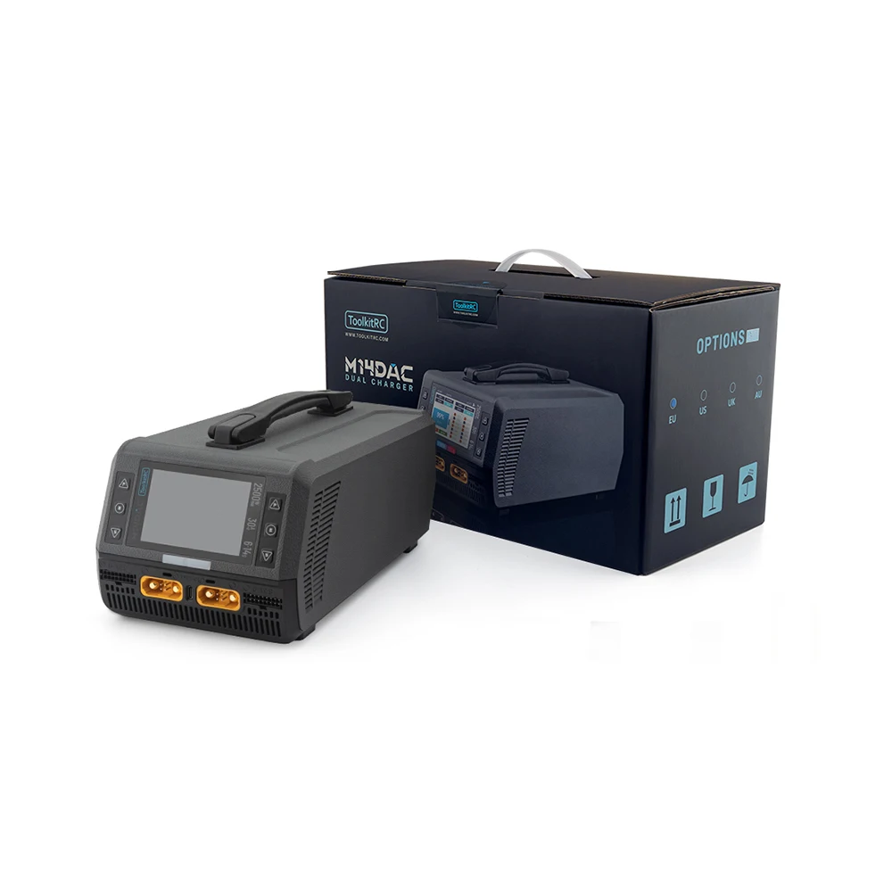 ToolkitRC M14DAC 2500W 50A Dual-Channel Charger, 6-14S Smart Real-Time Power Allocation for LiPo RC Batteries thumbnail 6