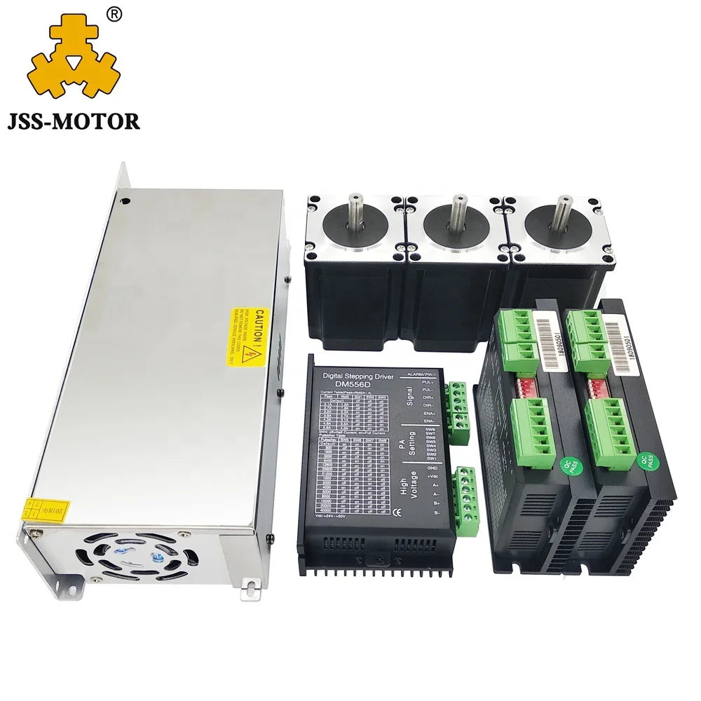 

High Quality ISO-9001 ,CE Nema23 Stepper Motor 3 Axis Kit for Cnc