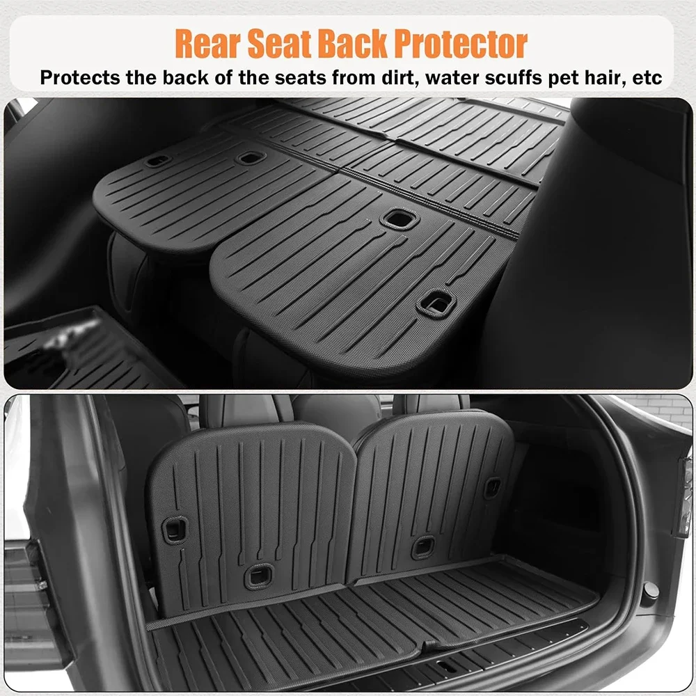 BEVO Floor Mats Tesla Model X 5 6 7 Seater All Weather Waterproof Cargo Frunk Trunk Mats Liners Accessories car floor mats,floor mats