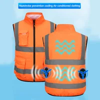 Men's Reflective Fan Cooling Vest