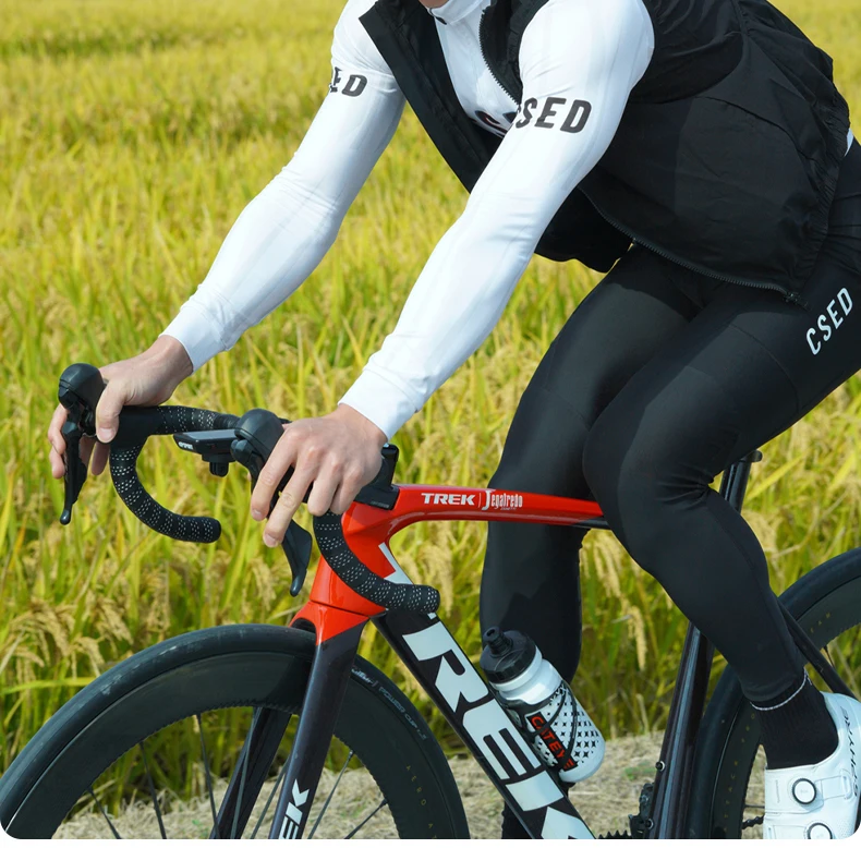 CSED Radtrikot, ärmellose Weste, winddicht, wasserabweisend, Fahrradbekleidung, schnell trocknend, leicht, weich, zum Reiten, für Männer und Frauen – Detail 9