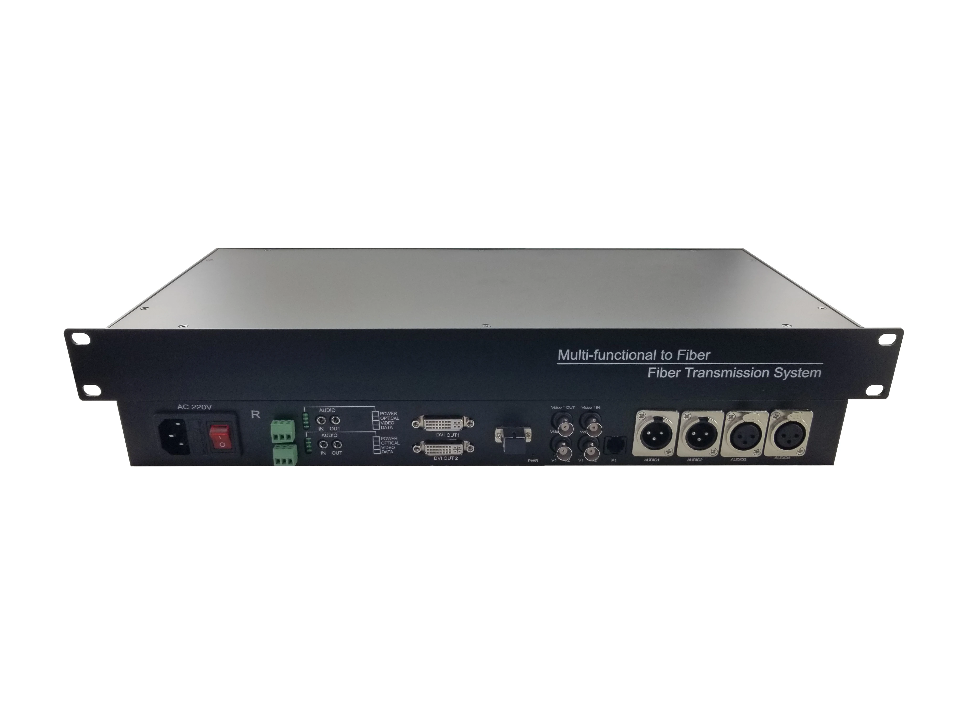 dvi Extender Over Fiber Converter Support 1080p/1080i