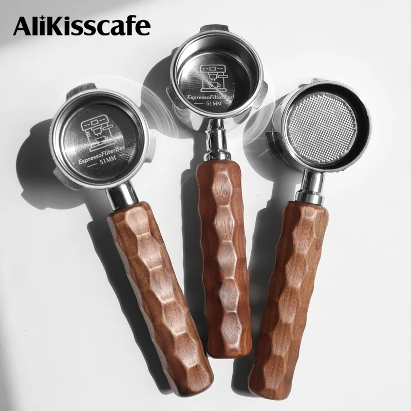 51 مللي متر القهوة Portafilter عارية ل ديلونجي ديديكا EC680 EC685 سلة المرشح ماكينة إسبريسو اكسسوارات أداة باريستا