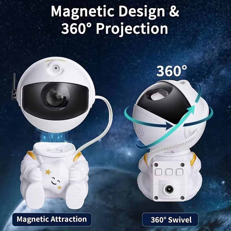 Starry Sky Astronaut Starry Sky Projector Light Decoration Bedroom Nebula LED Glowing Children Adult Gift Milky Way 2025