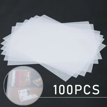 100 pezzi A4 carta da copia tracciata traslucida carta carbone disegno in tessuto per disegno artistico fai da te pittura calligrafica