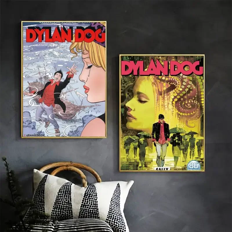 Babaite Amine Dylan Dog Poster Fai Da Te Carta Kraft Poster Vintage Wall Art Painting Study Stickers Big Szie Wall Painting