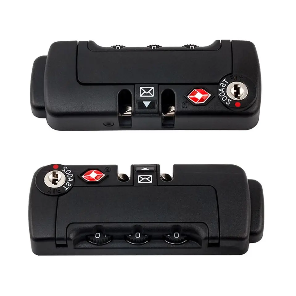 Lucchetto TSA 007 Per Valigie - A Combinazione 3 Cifre, Approvato Per Controlli Doganali - Foto 3