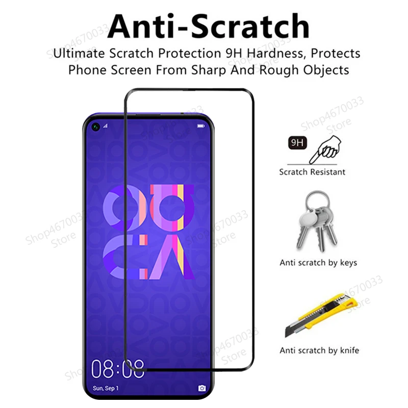 Premium 4-Pack 9D Tempered Glass Screen Protector Set