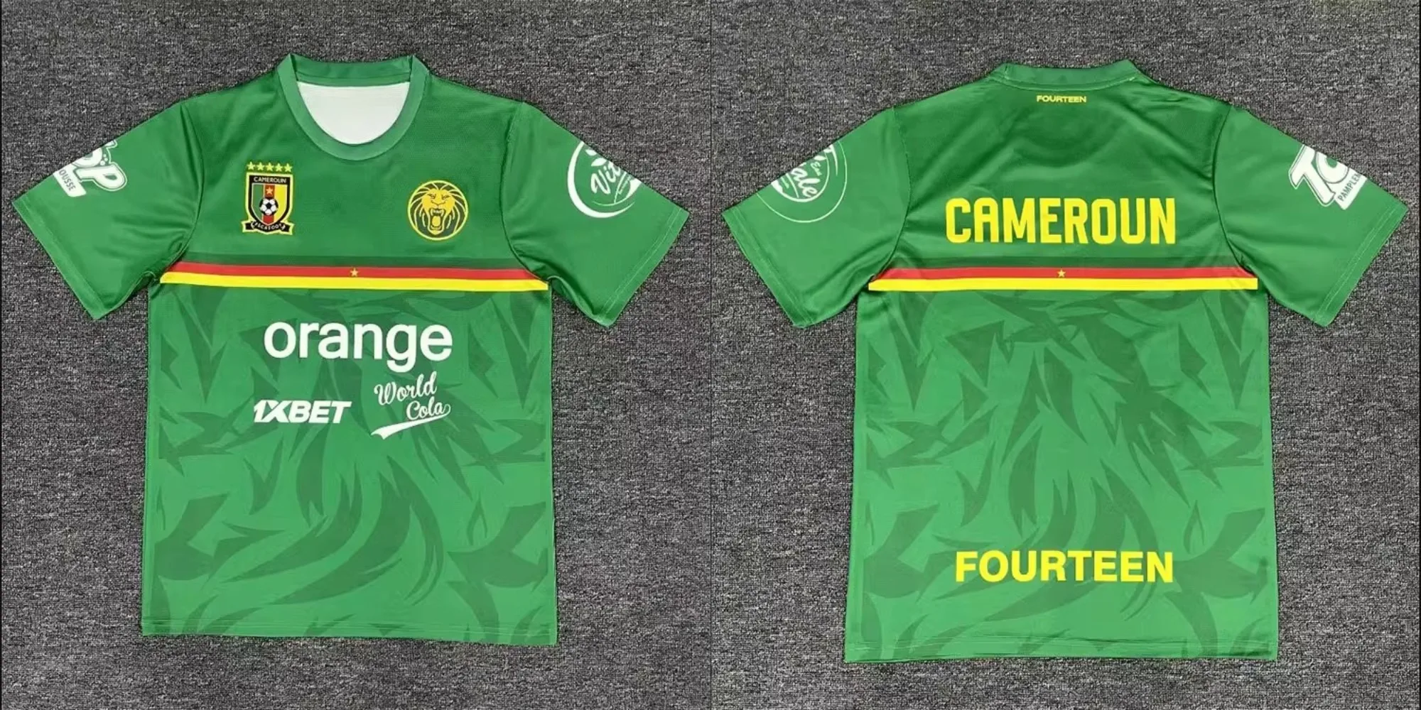 2025 Africa Cameroon Football Jersey New Season Home Match