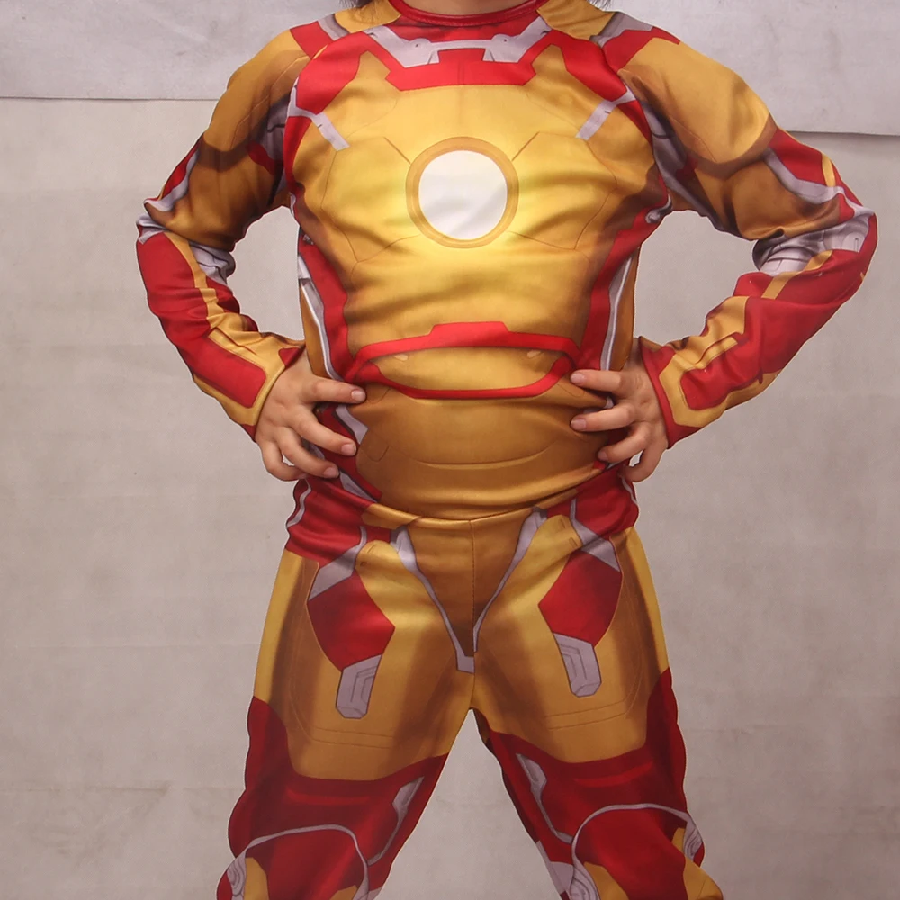 Marvel Avengers Vestito Di Carnevale Ironman Bambino Halloween