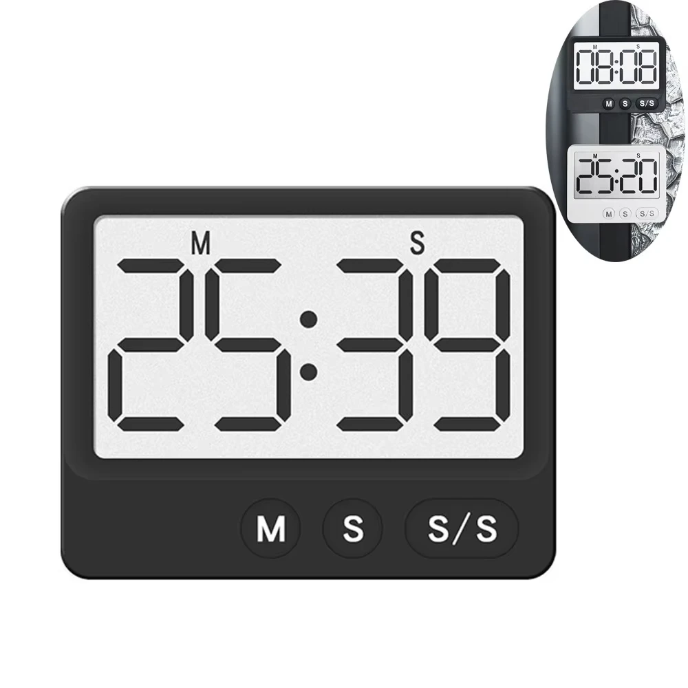 Large Screen Digital Timer Magnetic Timer Large Screen LCD Display Time Manager Kitchen Desktop Baking Timer Kitchen Gadgets Large Screen Digital Timer Magnetic Timer Large Screen LCD Display Time Manager Kitchen Desktop Baking Timer Kitchen Gadgets