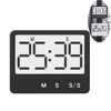 Large Screen Digital Timer Magnetic Timer Large Screen LCD Display Time Manager Kitchen Desktop Baking Timer Kitchen Gadgets