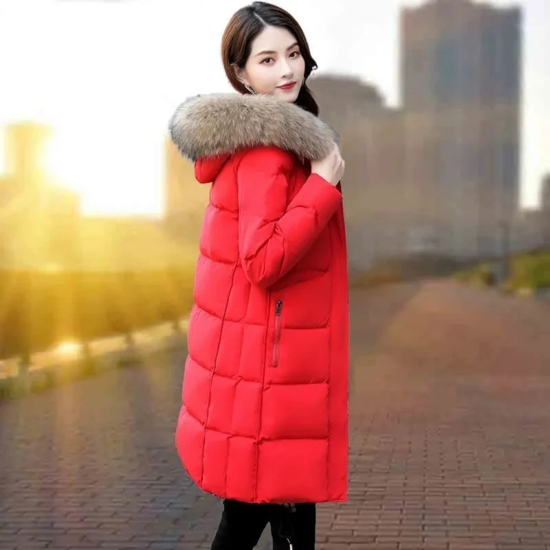 Women Winter Cotton Jacket Korean Loose Hooded Cotton Coat 2024 New Warm Thicken Cotton Clothing Female Winter Coat Women Outwea