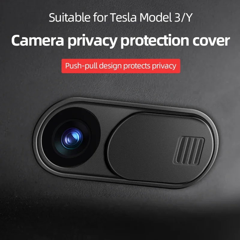 

For Tesla Model 3 Model Y Model S X 3 Highland 2024 Camera Cover Privacy Protector Center Console Webcam Slide Switch Blocker