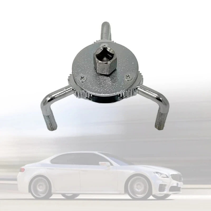 

Oil Filter Wrench Disassembly Removal Tool Universal Adjustable Three Jaw Tools Suitable for Car Truck Heavy Duty Filter