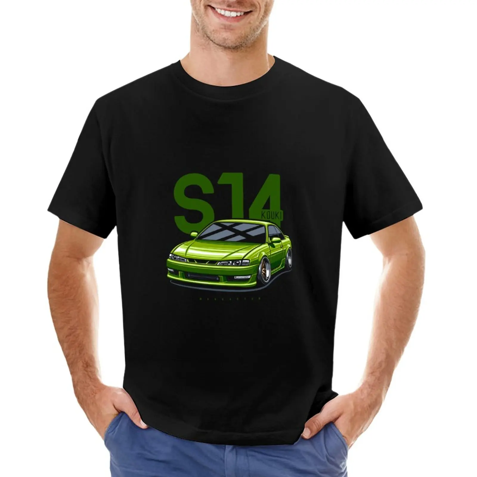 

Silvia S14 Kouki T-Shirt funnys tees plain black t shirts men