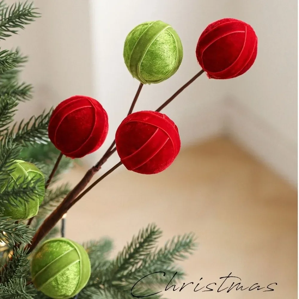 Christmas Foam Ball Decorations Cloth Event Party Supplies