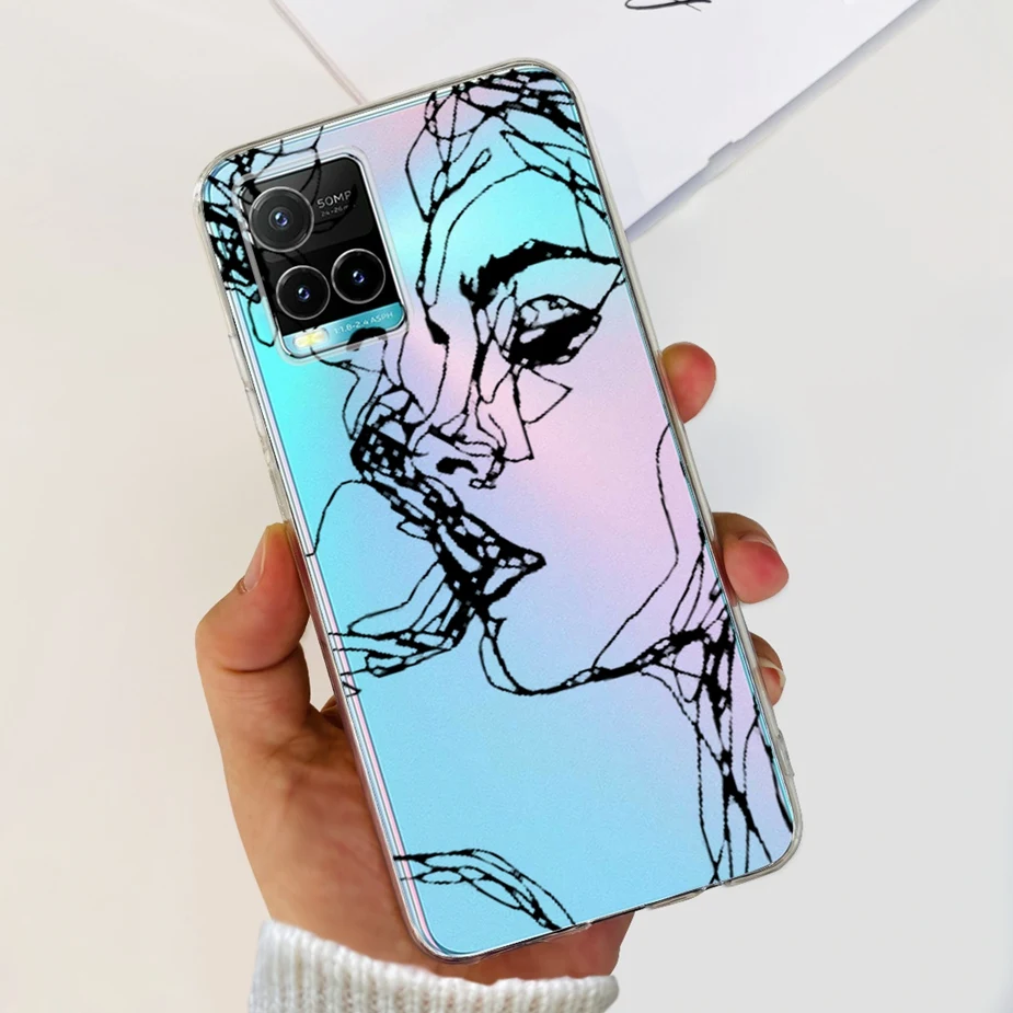 Cute Painted Soft Slim Phone Case - Artistic Back Cover Shell