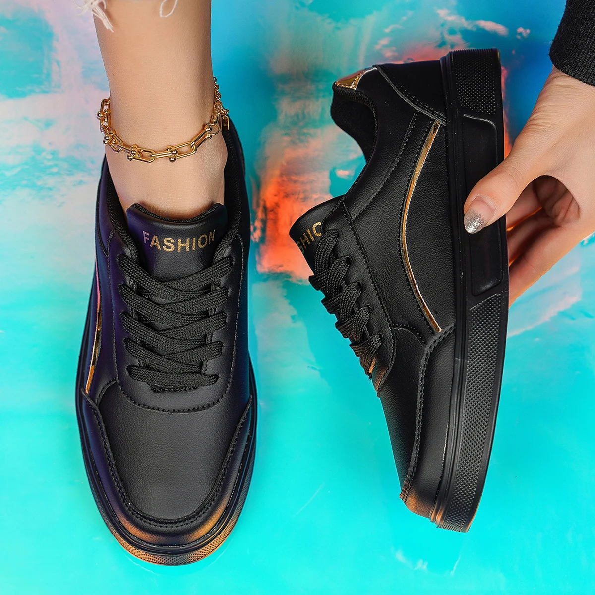 Women Sports Board Shoes Outdoor Non-slip For Fitness Tennis Travel Hiking