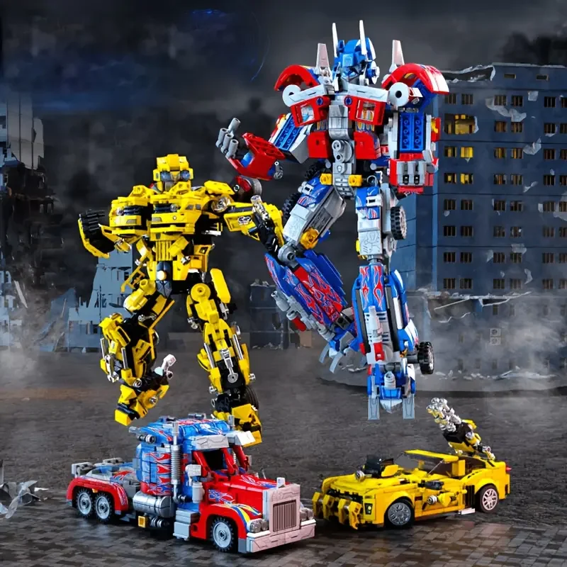1060 Abs Building Block Toys, Building Toy Set, 2-in-1 Model Building Kit, Adult Creative Building Blocks for Home Decoration, I - 2